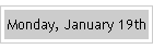 Monday, January 19th